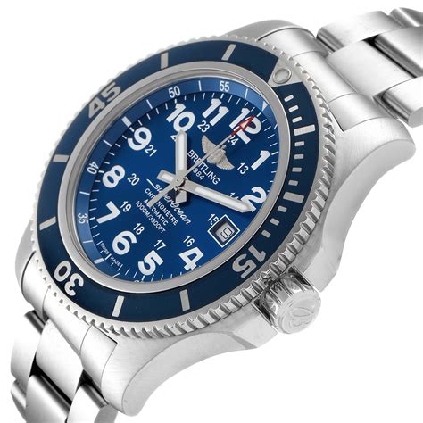 Breitling Superocean II 44 Blue Dial Mens Watch 